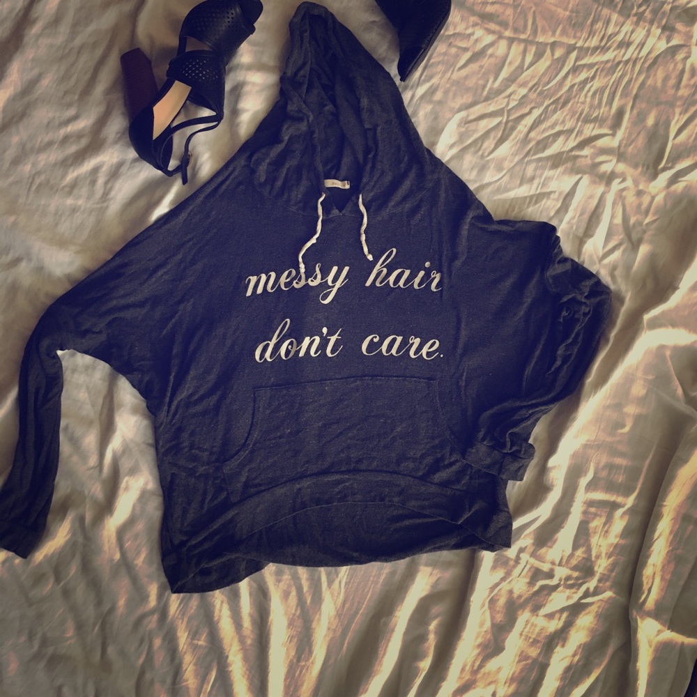 Cropped hoodie